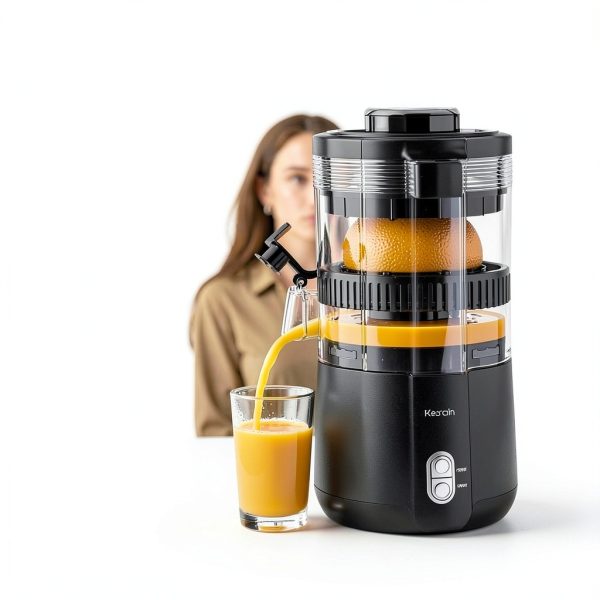 Electric Orange Juicer by Keerain Hand-Free Citrus with 1L Capacity-1