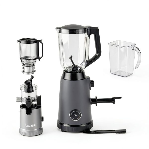 ZeroPrep Cold Press Juicer LAUDLIFE 5.9" Wide Feed Masticating – 80oz-7