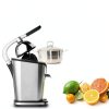 Healnitor 150W Electric Citrus Juicer Squeezer with 2 Cones, Stainless Steel Quiet Orange Juice Extractor Machines for Lime Grapefruit Lemon, Detachable Design-5