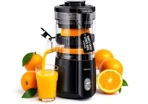 Electric Orange Juicer by Keerain Hand-Free Citrus with 1L Capacity-0