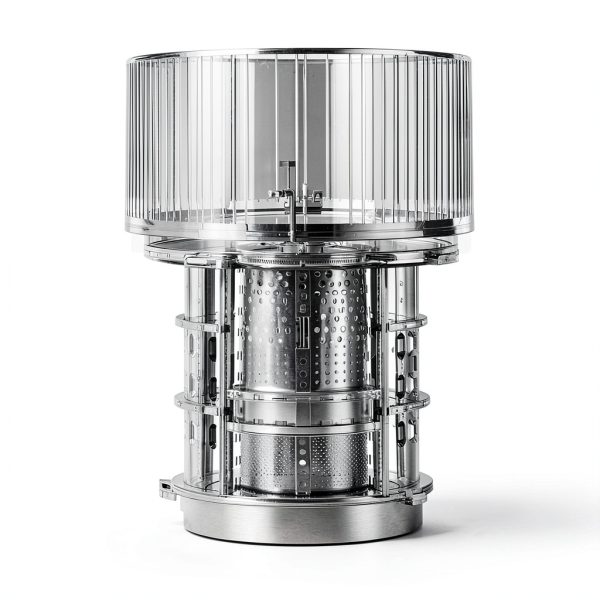 Slow Cold Press Juicer Machine: Electric Masticating Juicer Extractor Easy Clean - Whole Fruit Vegetable Juice Maker - Cold Pressed Slow Blender Juicer with Wide Large Chute Mouth-3