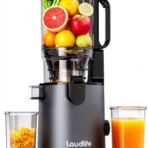 ZeroPrep Cold Press Juicer LAUDLIFE 5.9" Wide Feed Masticating – 80oz-0