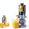 Juicer SMALLHOO 5.3" Wide Feed Cold Press Masticating – Silver-3