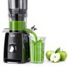 Cold Press Juicer IUIPI 5.3in XL Feed Chute 2L Capacity Black MP-802L-2