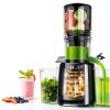 Cold Press Juicer IUIPI 5.3in XL Feed Chute 2L Capacity Black MP-802L-4