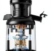 Ganiza Cold Press Juicer, 4.3" Compact Space-Saving Design Juicer Machine with 3 Replaceable Filters, One-Touch & Ultra-Quiet Operation, BPA-Free Easy to Clean, Silver-5