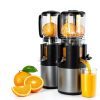 Cold Press Juicer, Juicer Machines 5.3"Wide Feed Chute for Whole Fruits & Vegetables, Electric Juicer of Pulp Separation with 99% High Juice Yield, Preserves Nutrients, Easy to Clean, BPA Free-4