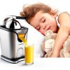 Healnitor 150W Electric Citrus Juicer Squeezer with 2 Cones, Stainless Steel Quiet Orange Juice Extractor Machines for Lime Grapefruit Lemon, Detachable Design-3