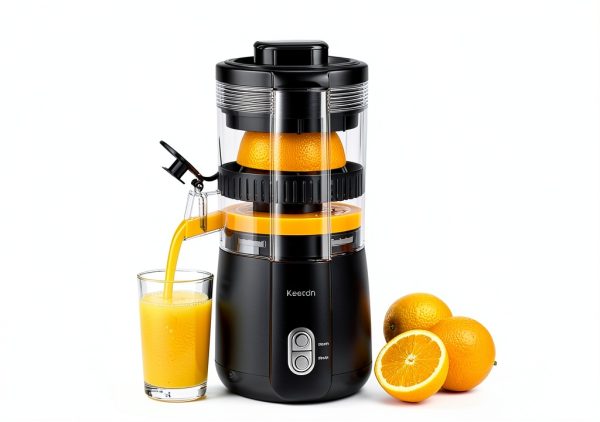 Electric Orange Juicer by Keerain Hand-Free Citrus with 1L Capacity-3