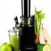 Elite Gourmet EJX600 Compact Masticating Slow Juicer Grey 16oz-0
