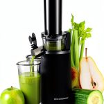 Elite Gourmet EJX600 Compact Masticating Slow Juicer Grey 16oz-0