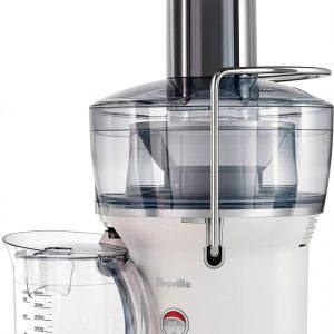 Breville Juice Fountain Compact Centrifugal Juicer 25oz Silver-0