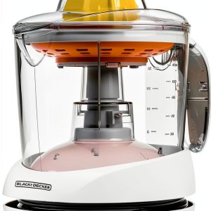BLACK+DECKER 32oz Electric Citrus Juicer, CJ625, Pressure Activated, Adjustable Pulp Control, Dishwasher-Safe-0