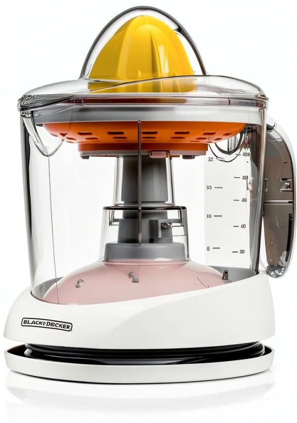 BLACK+DECKER 32oz Electric Citrus Juicer, CJ625, Pressure Activated, Adjustable Pulp Control, Dishwasher-Safe-0