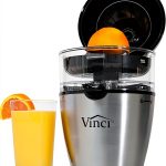 VINCI Hands Free Citrus Juicer 1‑Button BPA‑Free Bowl Black/Stainless-0