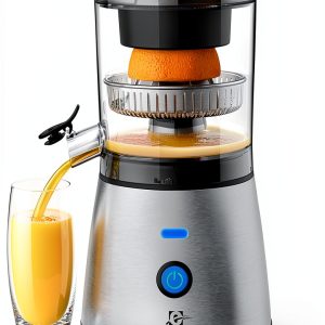 Electric Citrus Juicer Eurolux Stainless Steel Hands-Free One-Touch-0
