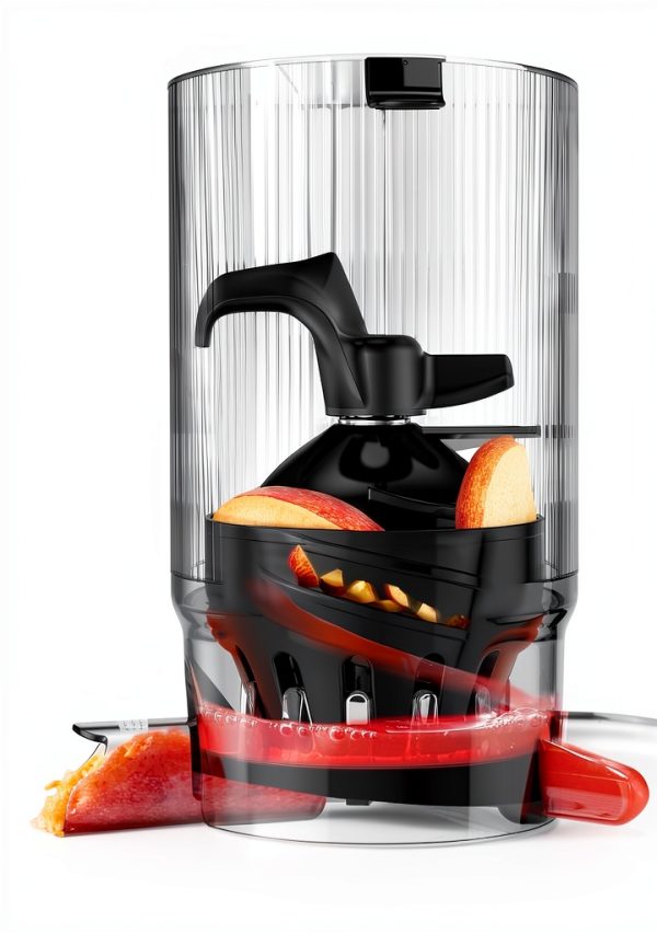 Juicer Machines TUUMIIST Cold Press Single Auger 5.3" Chute Black-4