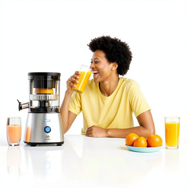 Electric Citrus Juicer Eurolux Stainless Steel Hands-Free One-Touch-4