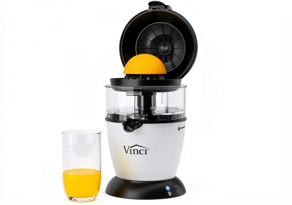VINCI Hands Free Citrus Juicer 1‑Button BPA‑Free Bowl Black/Stainless-4