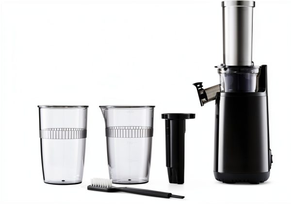 Elite Gourmet EJX600 Compact Masticating Slow Juicer Grey 16oz-6