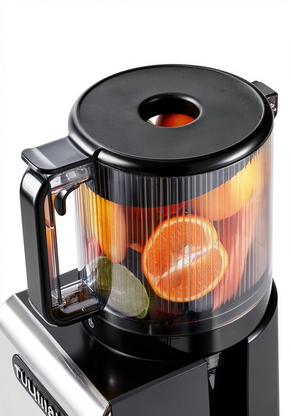 Cold Press Juicer TUUMIIST TM-780SJ 6.5in Large Feed Chute Jet Black-2