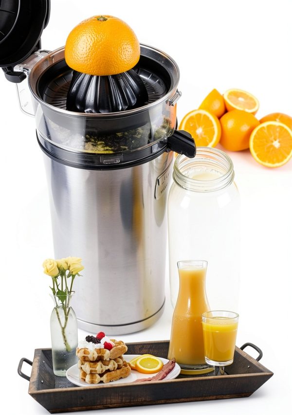 VINCI Hands Free Citrus Juicer 1‑Button BPA‑Free Bowl Black/Stainless-5