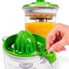 Proctor Silex Electric Citrus Juicer Large 34oz Pitcher White Green-5