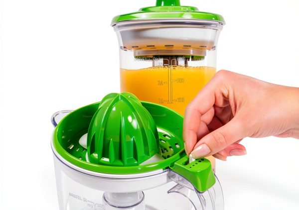 Proctor Silex Electric Citrus Juicer Large 34oz Pitcher White Green-5