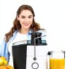GDOR 800W Juicer Machine, 3” Wide Feed Chute, Dual-Speed Centrifugal Juicer for Fruits & Vegetables, Anti-Drip Function, BPA-Free, Easy to Clean with Brush, White-6