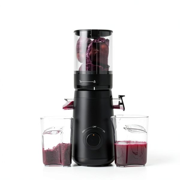 Juicer Machines TUUMIIST Cold Press Single Auger 5.3" Chute Black-2